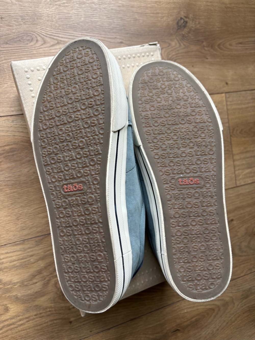 Täōs Z Soul New Color Mineral Blue/Grey Distressed Canvas size 8.5 Wide - Picture 2 of 9